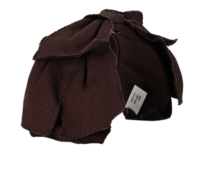 Bottega Veneta Bow Head Band, &pound;160, Accessories, Brown, Linen, Front view